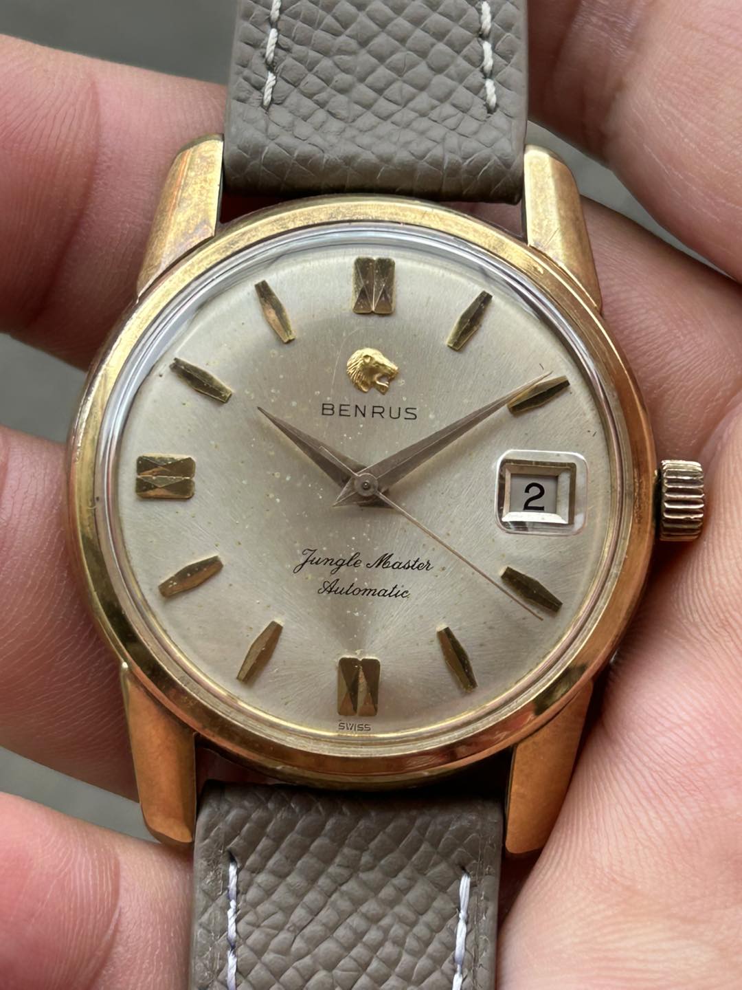 Benrus Vintage Jungle Master automatic watch FEC 6167, Swiss made