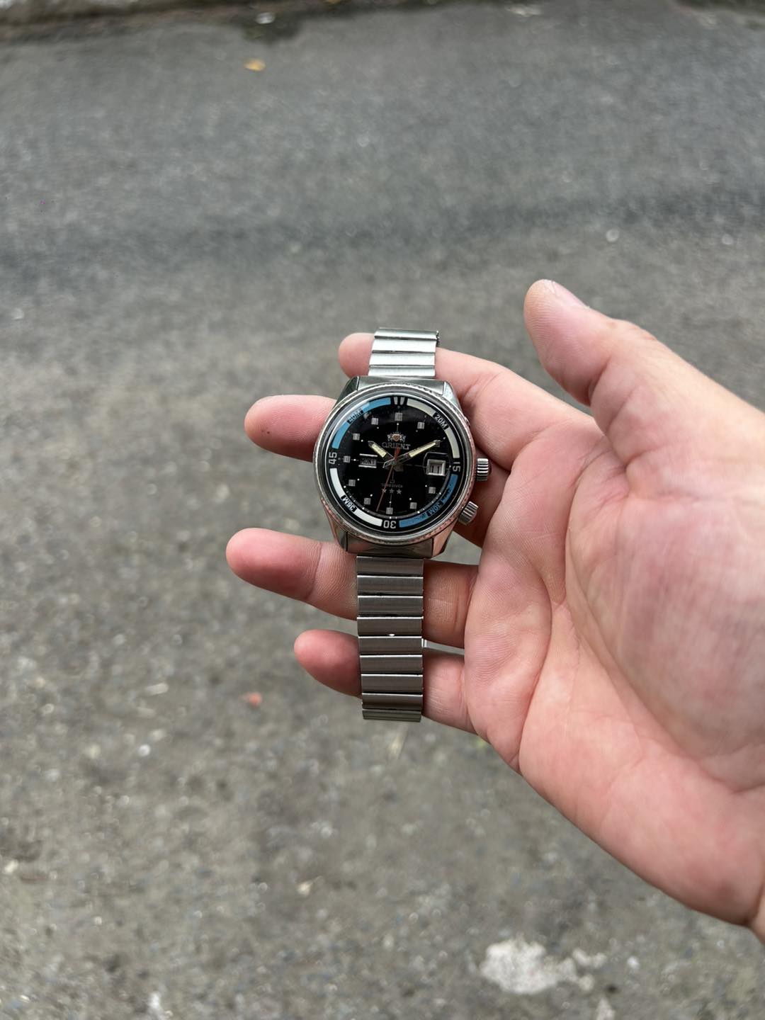 ジャンク ORIEN 23J KING-DIVER 自動巻き腕時計 ジャンク ORIEN 23J