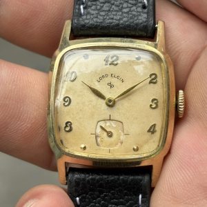 Lord Elgin hand winding Cal.680 21 jewels Ref.4818 , 14k gold filled case / case no.1529968 , made in USA.