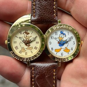 Seiko Alba Disney 60 years Anniversary Donald Duck Quartz V700-6K40/ case no.3401, made in Japan.