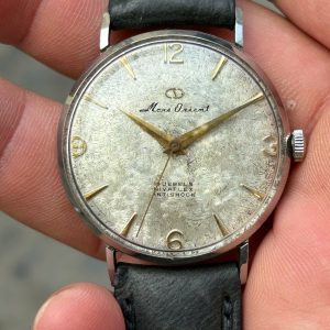 Mars Orient Vintage 19 Jewels Manual Winding watch T14026 Stainless Steel, made in Japan .