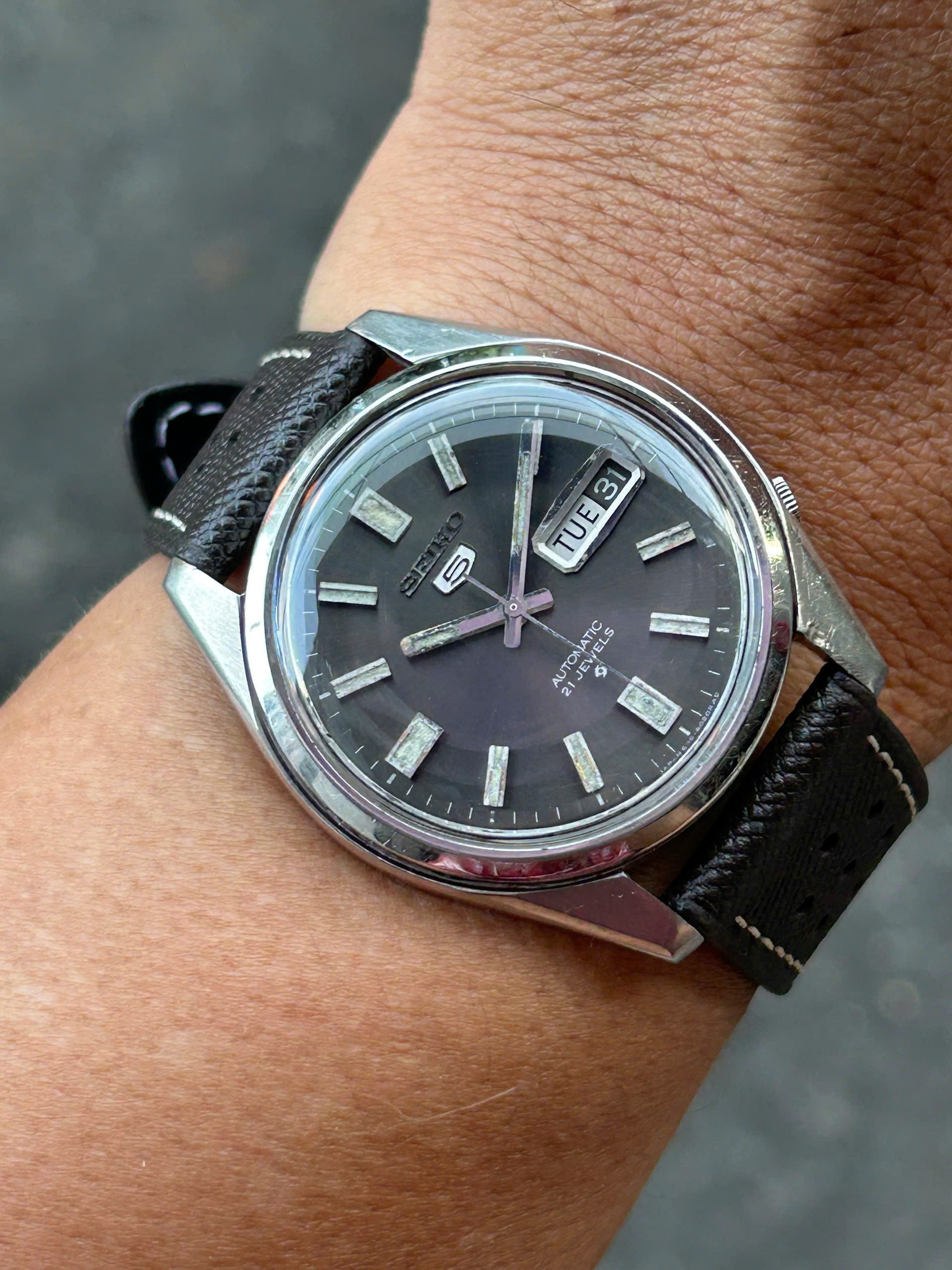 Seiko 5 automatic watch 6119-8080 / case no.871419 , made in Japan