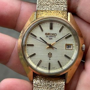 Seiko Quartz watch QR 3862-7001 cap gold/ case no.490426, made in Japan.