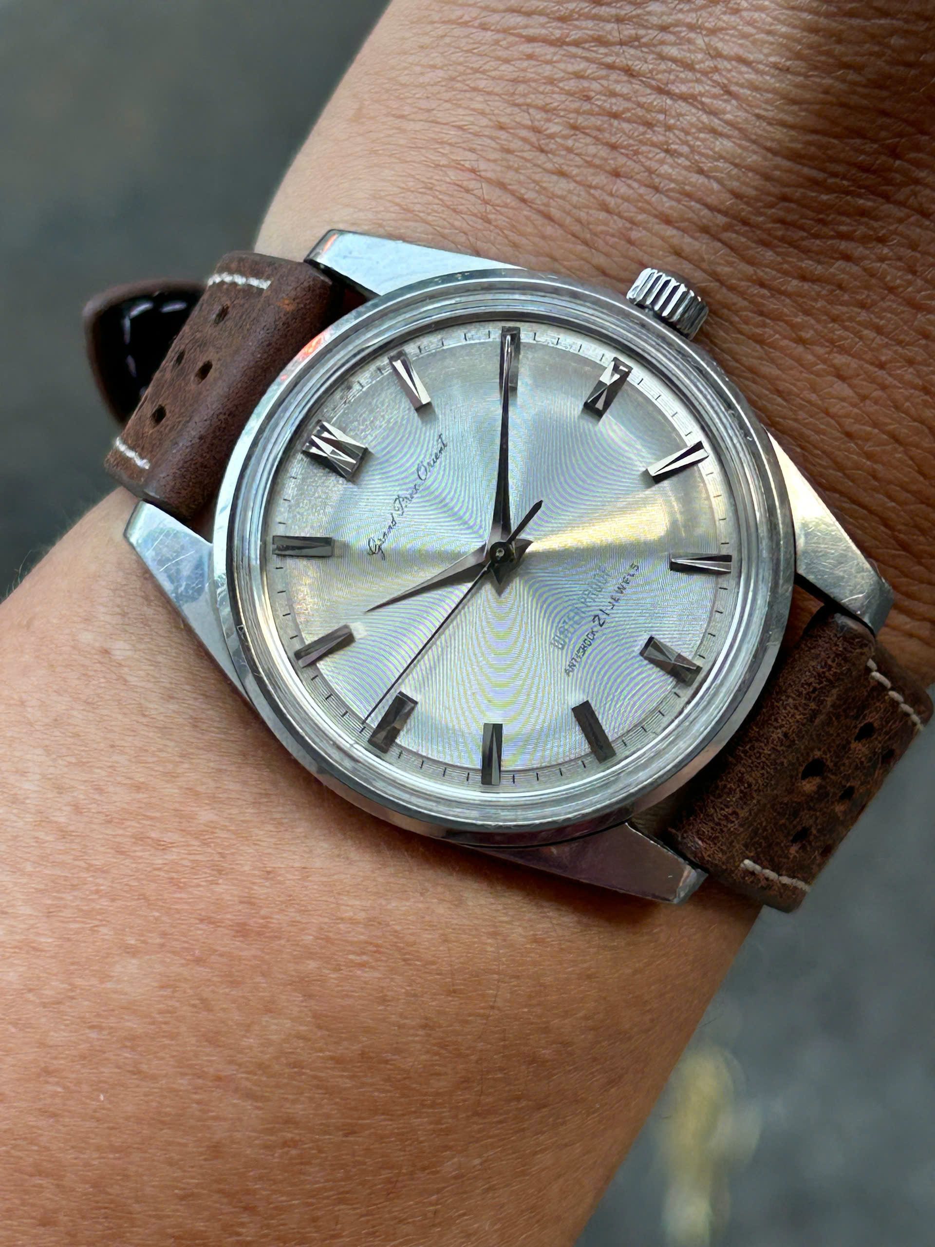 Grand Prix Orient vintage manual winding 21 Jewels watch , made in