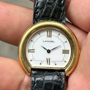 Lancel Paris Quartz watch 3517014 Stainless Steel back, made in France.