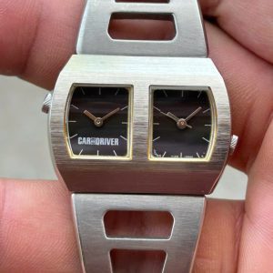 Car and Driver Dualtime Quartz Watch Y15W-5A30(Y151+Y150) / case no.740054, made in Japan.