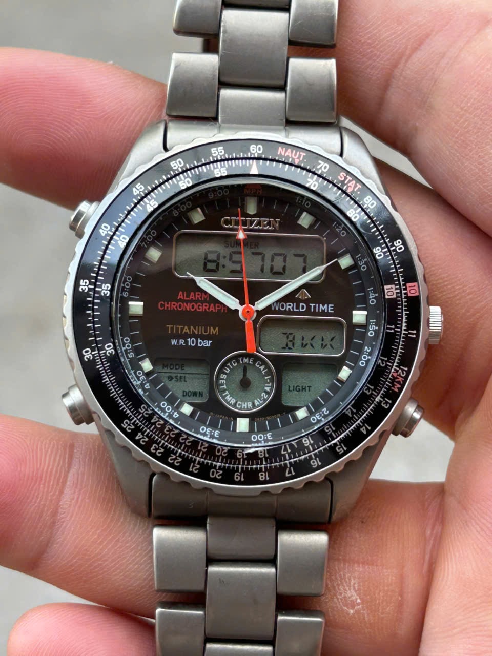 Citizen Vintage Digital Watch Promaster C420-Q000010 Diver Scuba