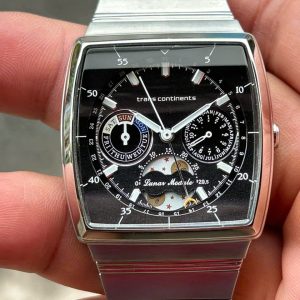 TRANS CONTINENTS LUNAR MODULE WATCH 6350-S018111 HST/ case no.610237, made in Japan.