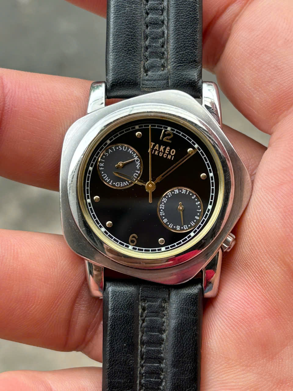 Takeo Kikuchi Quartz watch TK-5016 / case no.721193 , made in