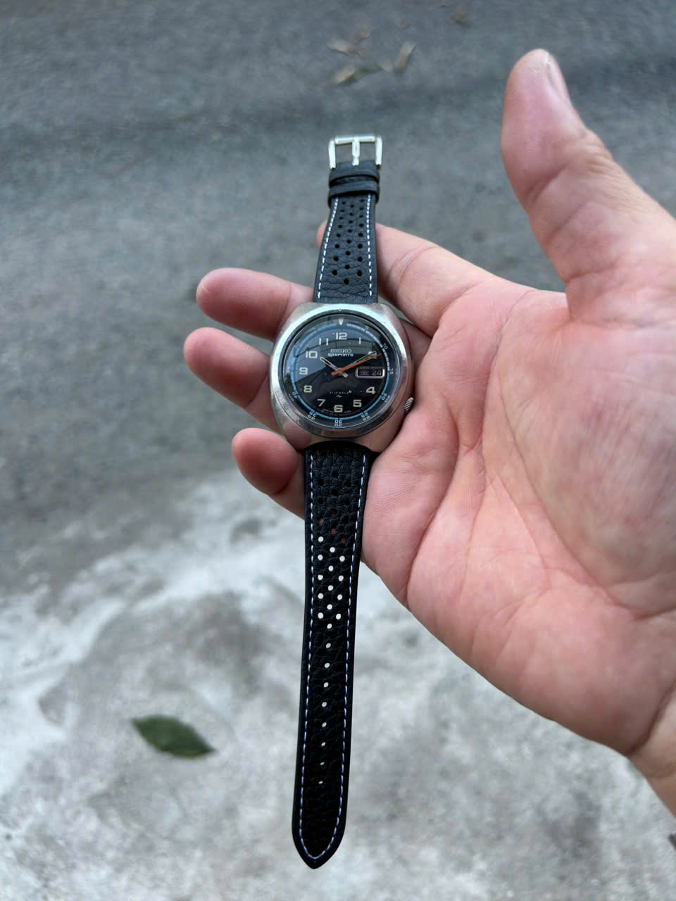 Seiko 5 Sports automatic watch 7019-6040 day date, case no.121605