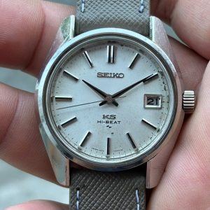 Seiko KS hand winding watch 4502-7001 hi beat 36000/ Case no. 2N1357, made in Japan.
