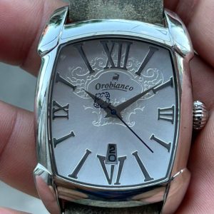 Orobianco quartz watch, design by Giacomo Valentini OR-0012N, made in Japan.