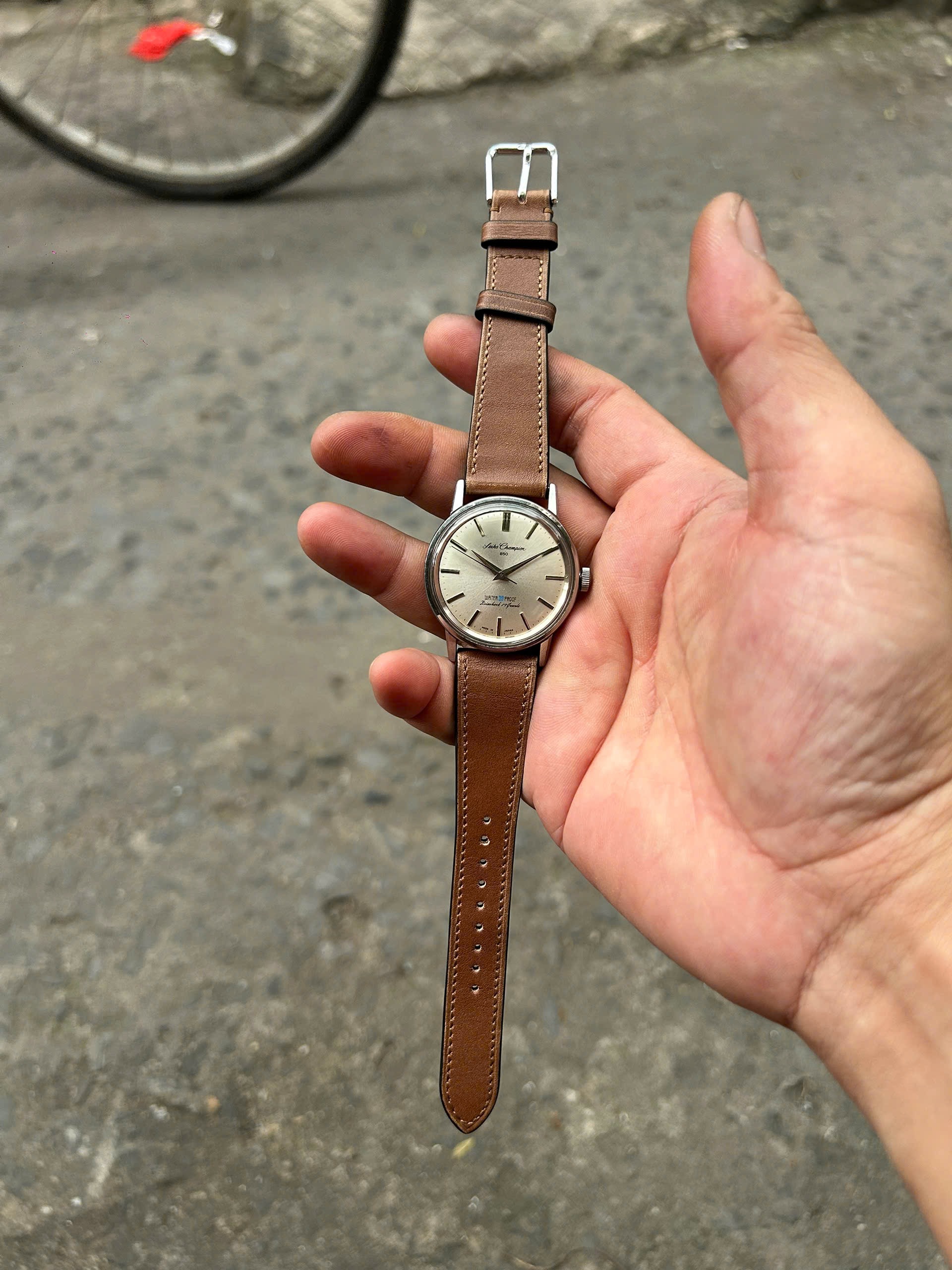 Seiko manual winding Champion 850 Diashock 17Jewels 85898, made in