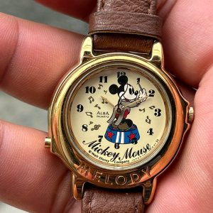 SEIKO – Alba Mickey Mouse JDM ‘MELODY’ WATCH V421-0010 Plastic Stainless Steel back, case no.920291 , made in Japan.