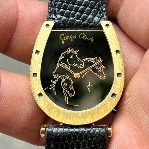 Georges Claudy Quartz watch , case no.6025, Swiss made.