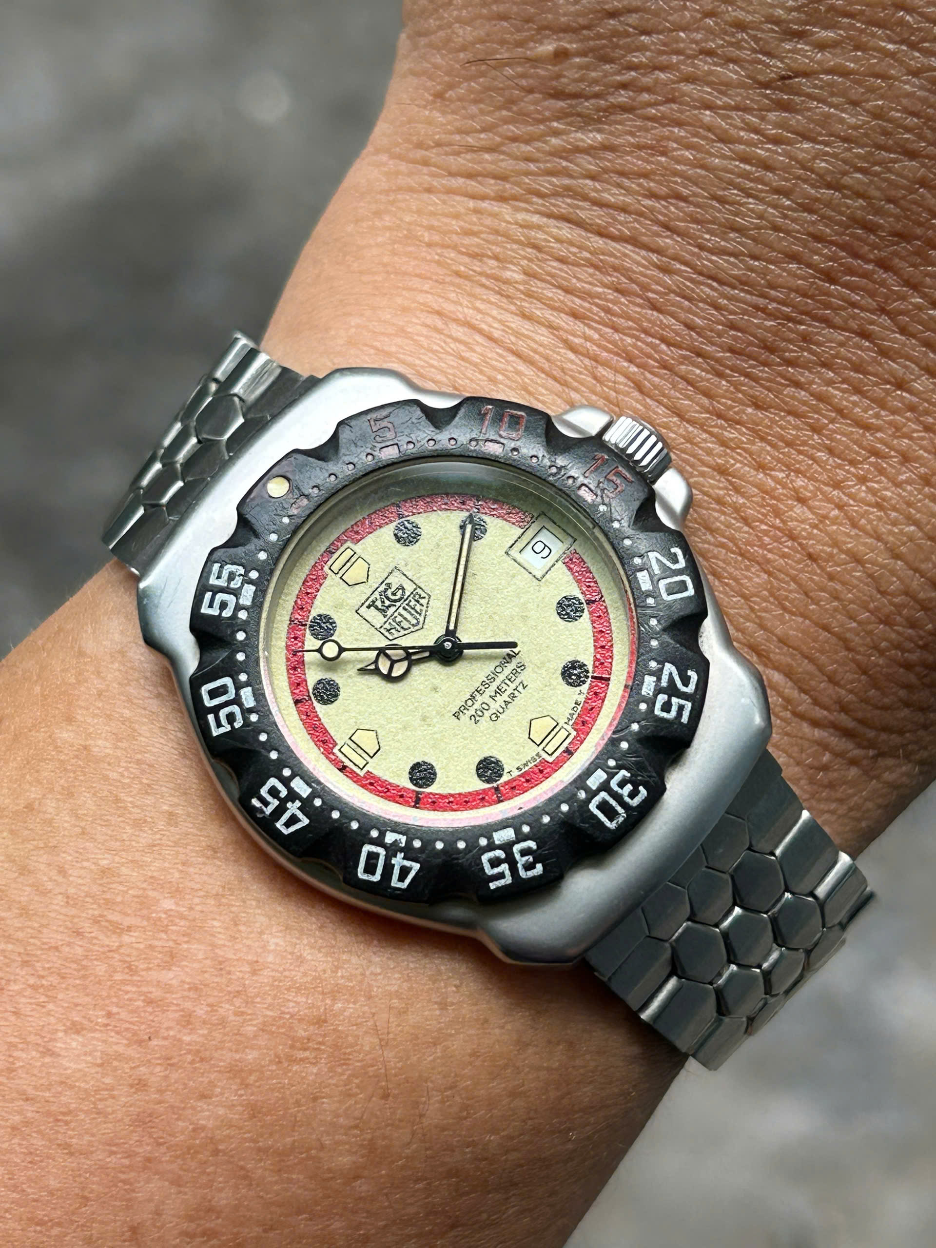 Tag Heuer Professoinal 200 meters quartz watch 370.513 , Swiss
