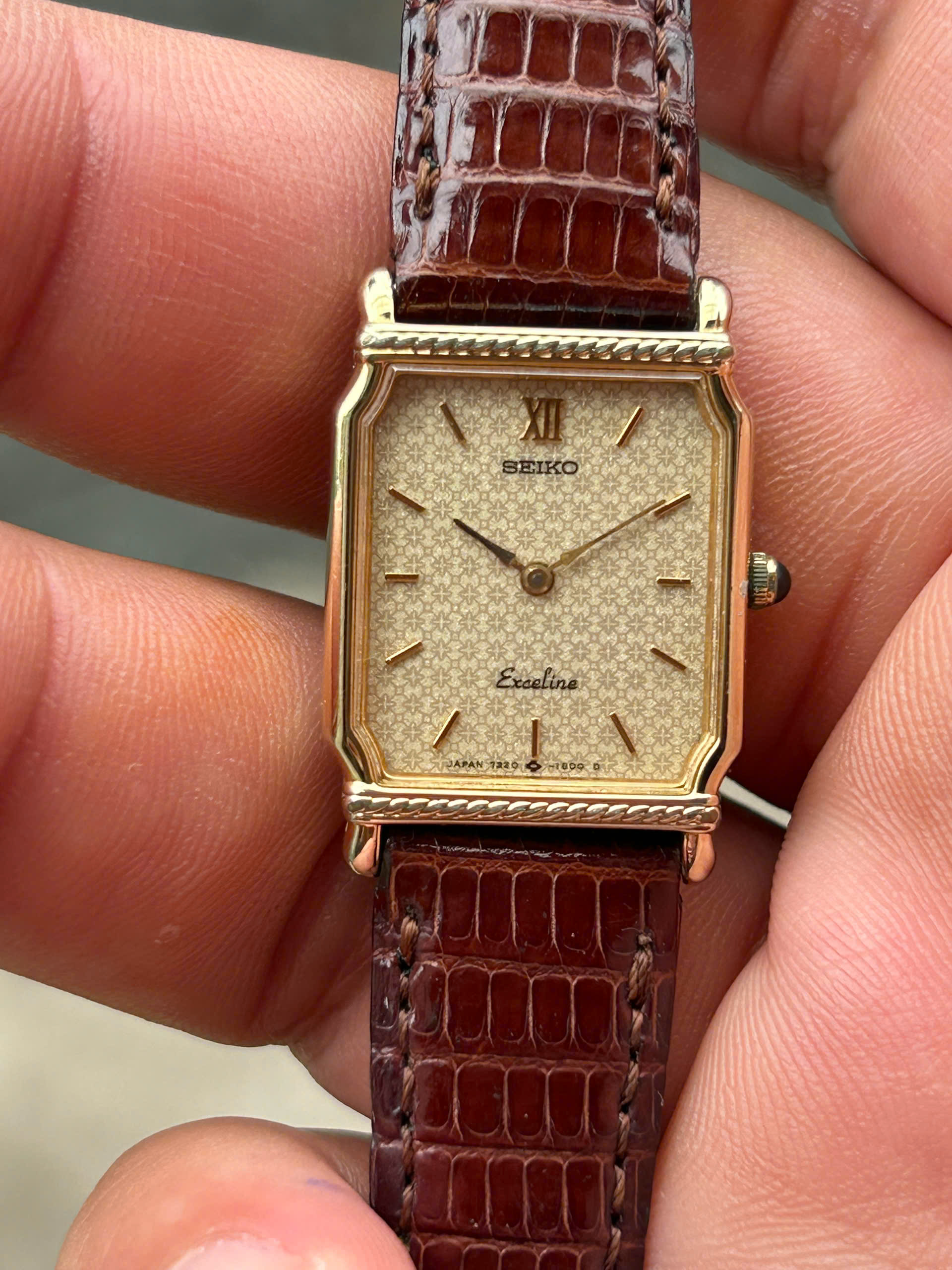 稼働品　SEIKO　Exceline　14K　腕時計　UJ72 SEIKO - SEIKO Exceline 14K 腕時計 ゴールド の通販 by Arouse 's