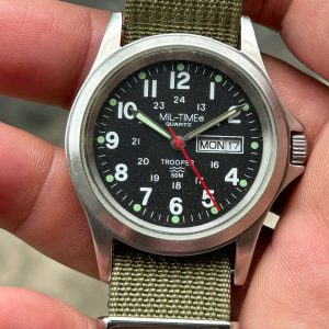 Mil-Time Quartz military watch, made in Japan.