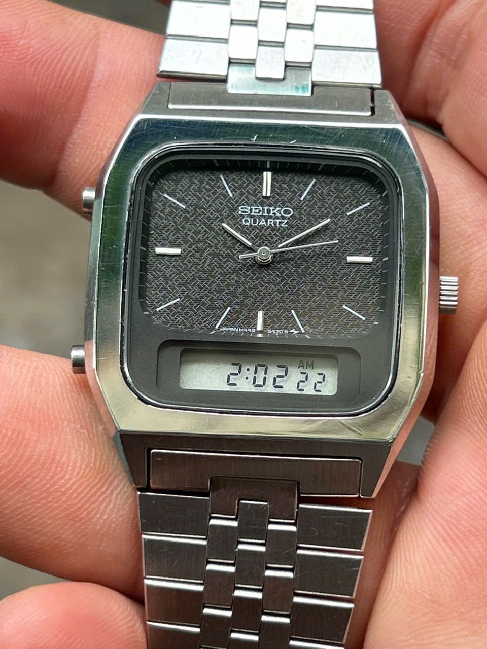 SEIKO H449-536A ANALOG/DIGITAL Watch, case no.4N0823, made in