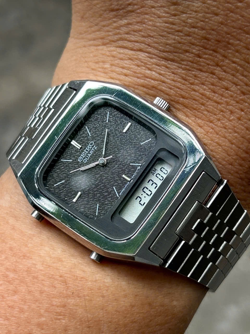 SEIKO H449-536A ANALOG/DIGITAL Watch, case no.4N0823, made in