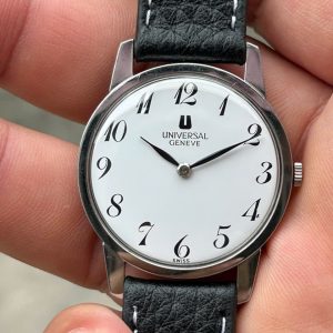 Universal Geneve hand winding 17 Jewels 3108.033, Cal.1-42, Case no.842101, Swiss made.