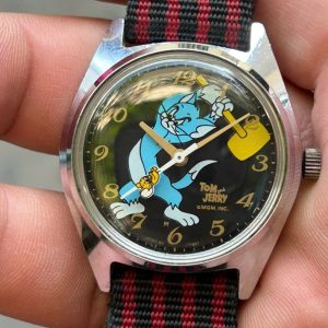 Seiko Tomony Tom & Jerry manual winding 5000-7060 Vintage watch, made in Japan.