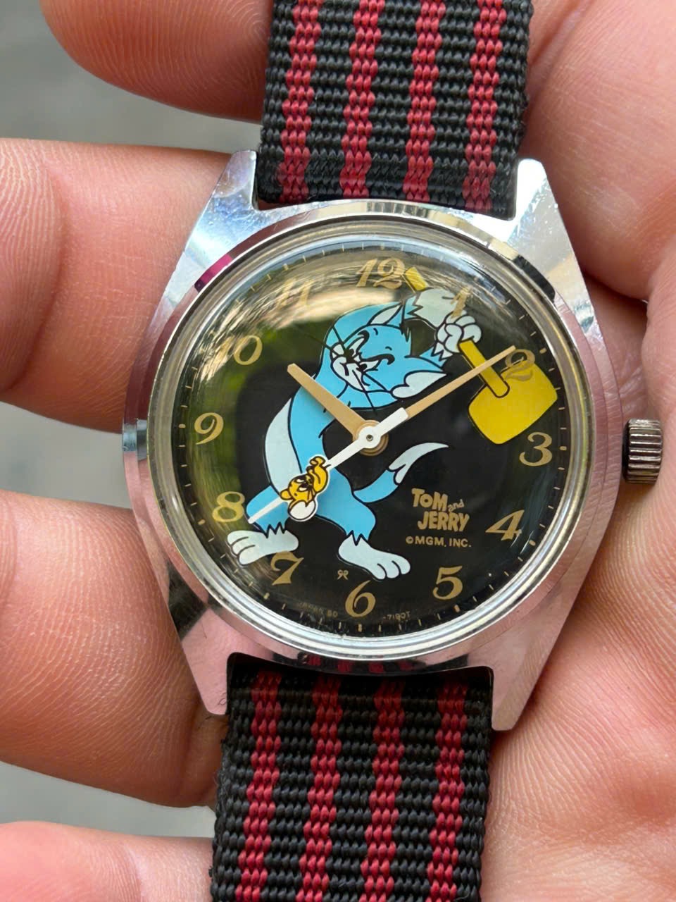 Seiko Tomony Tom & Jerry manual winding 5000-7060 Vintage watch