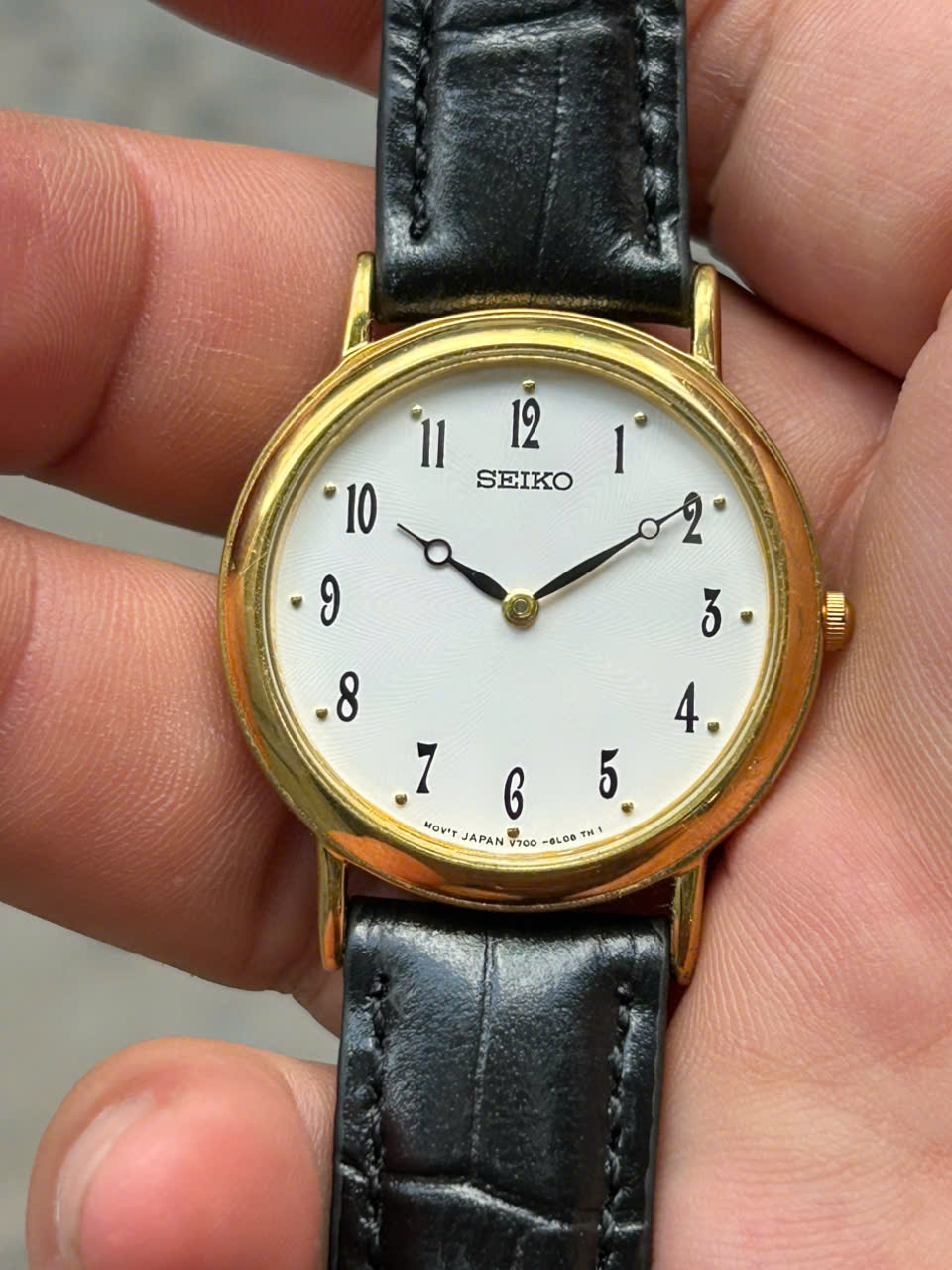 Seiko Quartz watch V700-6K30, case no.492293, made in Japan