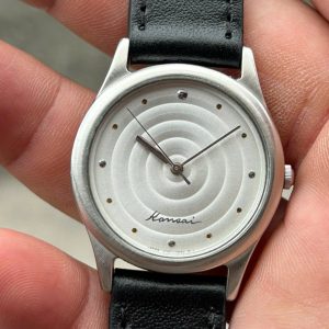 Kansai Quartz watch V701-6910 stainless Steel, case no.1D0048, made in Japan.