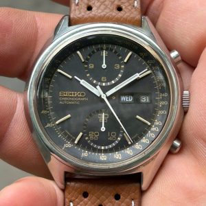 Seiko Panda 6138-8020 automatic watch, case no.764140, made in Japan.