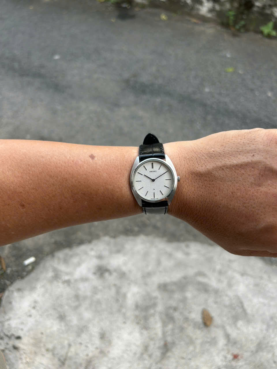Seiko Chariot hand winding watch 2220-0470, hi beat 28800, case no
