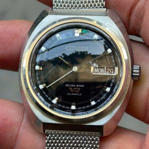 Citizen Seven Star V2 23 Jewels automatic 4-720121 Y, case no.00428609, made in Japan.
