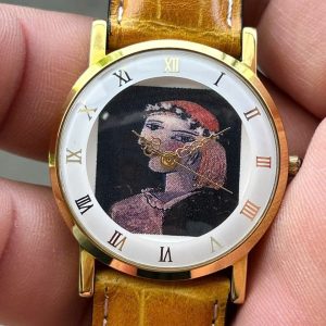 Pablo Picasso Quartz Vintage Watch , Swiss movement .