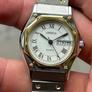 Cornavin Quartz Vintage watch 2034 stainless Steel, made in Japan.