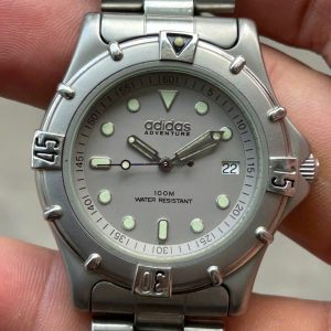 Adidas Adventure Quartz Watch 10-0010A all Stainless Steel case / case no.2712452 , made in Japan.