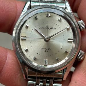 Citizen College Alarm 17 jewels hand winding/ case no.60113600, made in Japan.