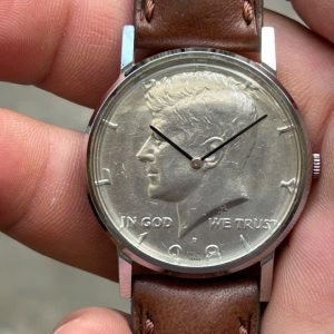 John F. Kennedy - In God we trust Quartz watch Y482-0020, made in Japan.