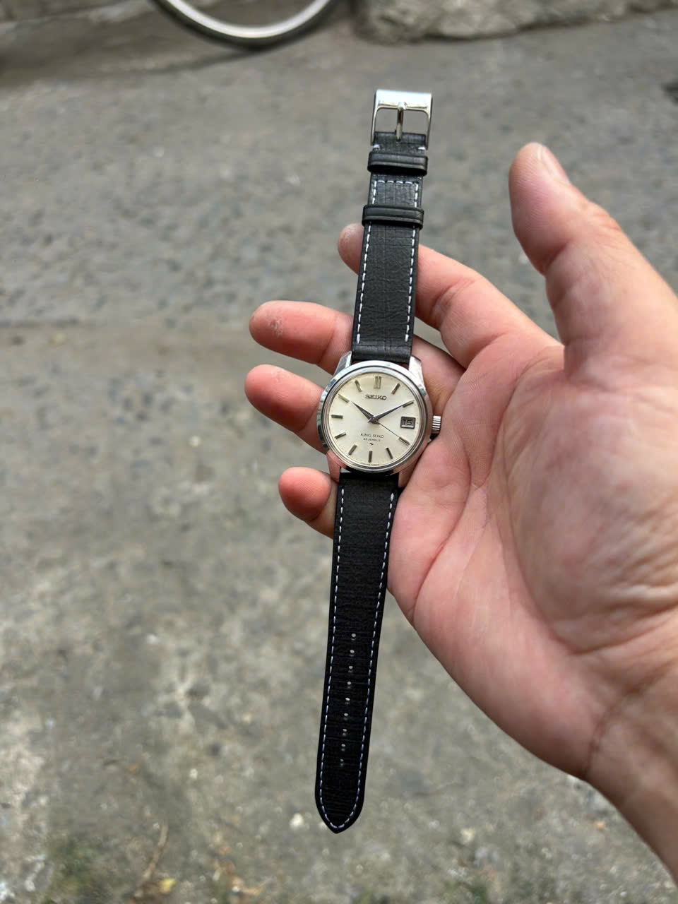 King Seiko 25 Jewels manual winding watch 4402-8000, case no