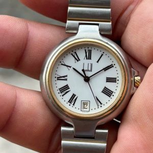Dunhill Quartz watch, case no.79255, Swiss made.
