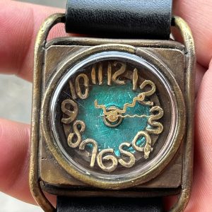 Art deco hand made Quartz watch, made in Japan.
