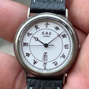 式英石 元造製Casio quartz watch RKJ-165 Module 397, case no.505738, made in Japan .