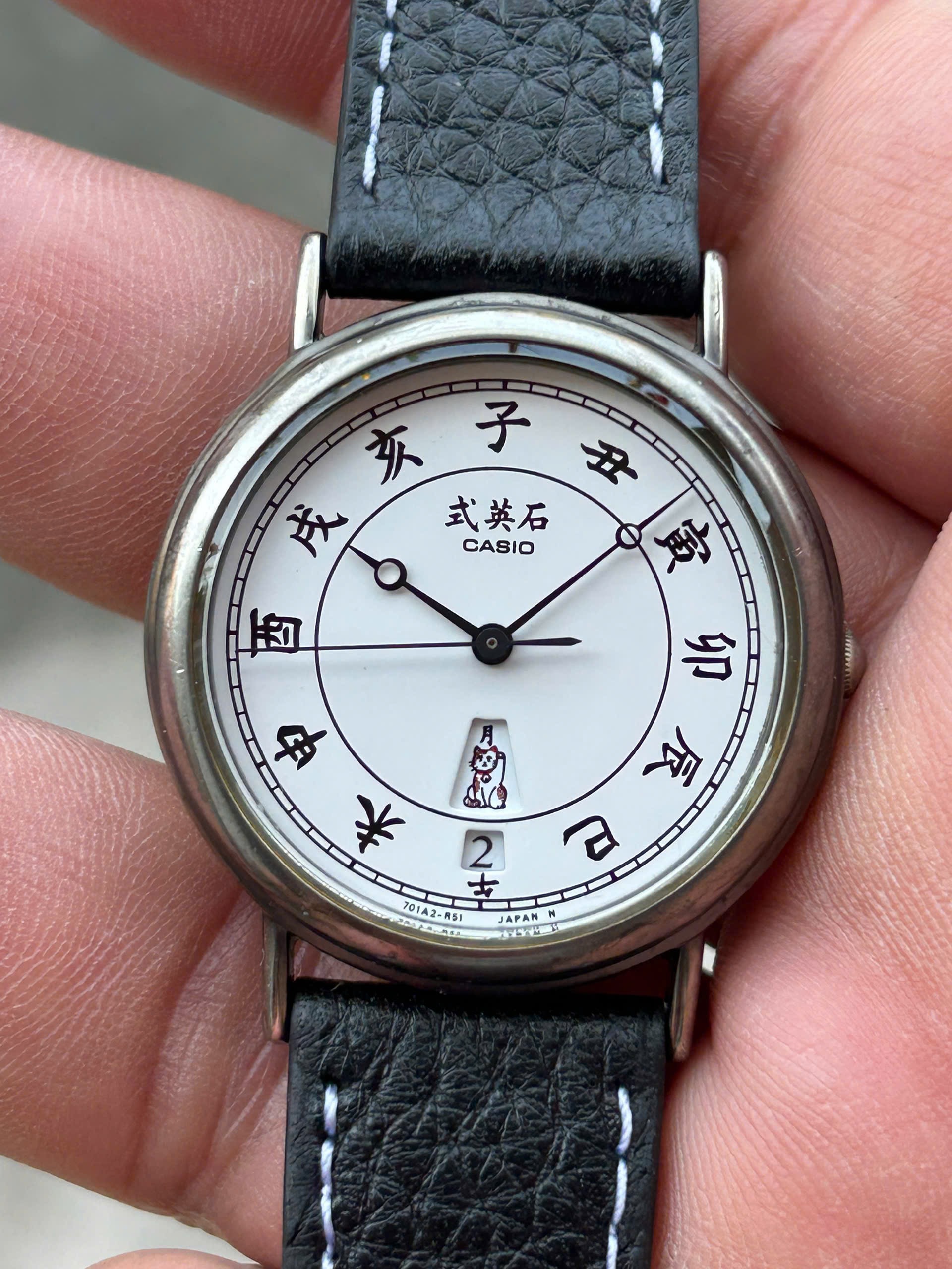 式英石 元造製Casio quartz watch RKJ-165 Module 397, case no.505738