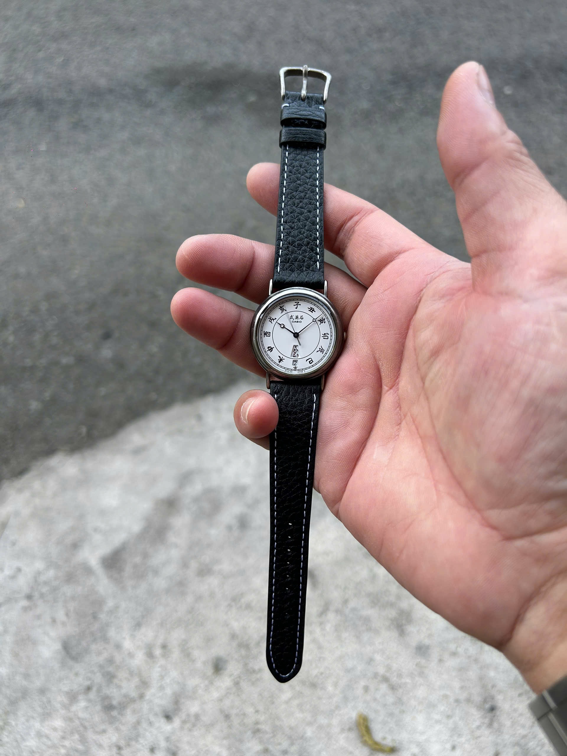 式英石 元造製Casio quartz watch RKJ-165 Module 397, case no.505738