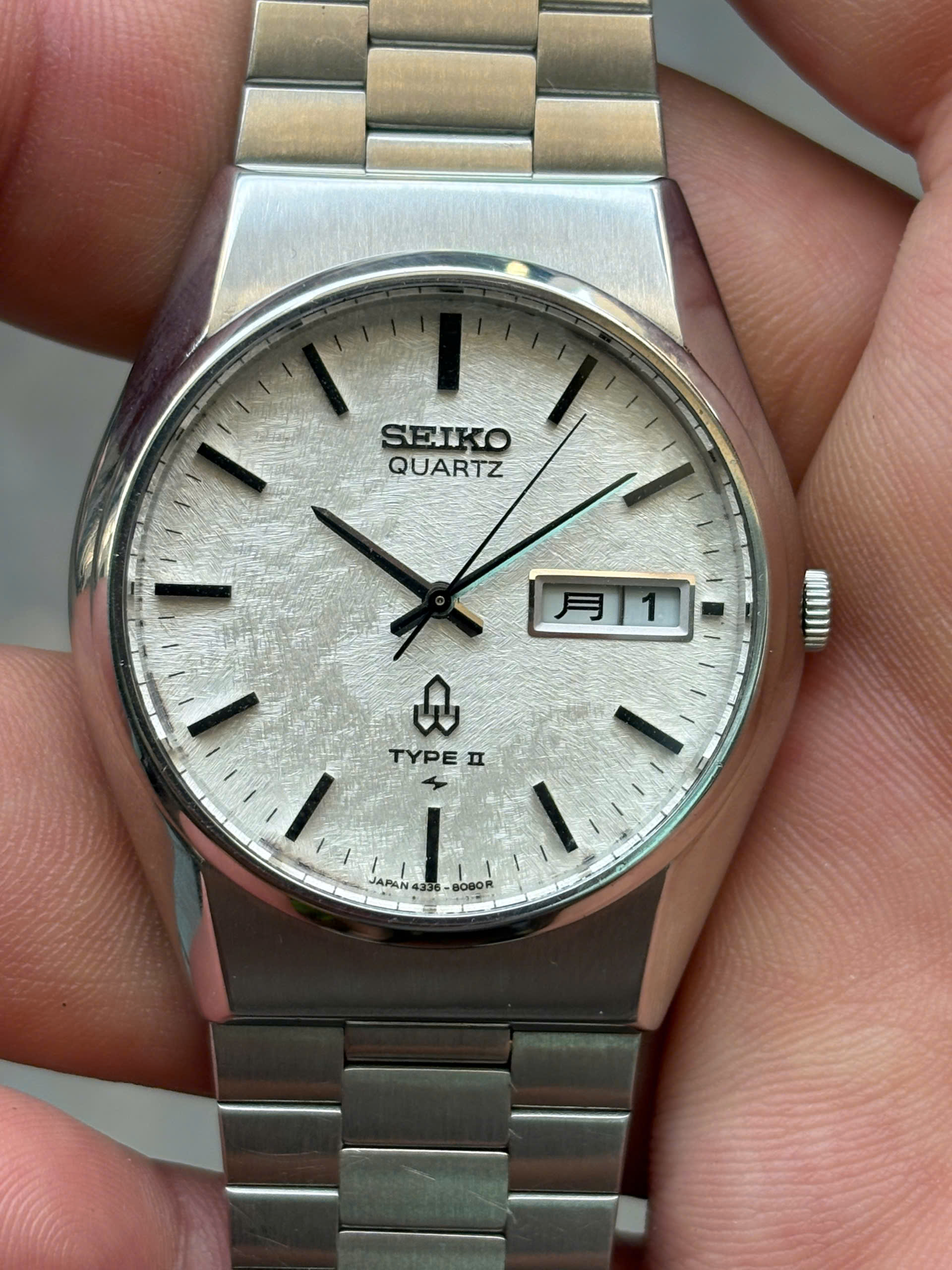 【電池新品】SEIKO Type II 4336-8050 セイコー タイプツー Seiko Quartz Watch Type II 4336-8050, case no.792131, made in