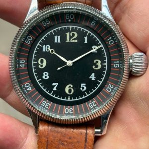 Tensoku WW2 Japanese Kamikaze Pattern Military Aviators design quartz Watch, made in Japan.