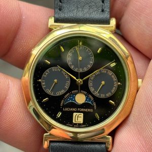 Citizen LUCIANO FORNERIS Moon Phase Quartz 6300-L10802 Y/ case no.451556, made in Japan.