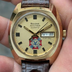 Vintage Bulova Accutron Dual day watch, Swiss made.