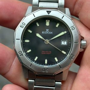 Edox Pro-Delfin quartz watch 500M/1650FT, case no.70071, Swiss made.