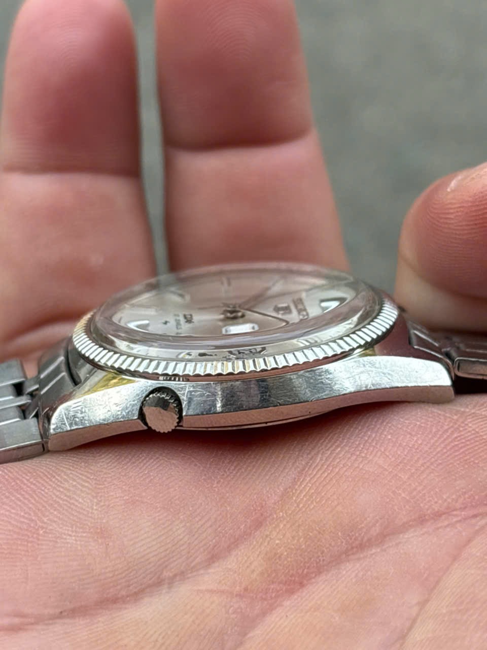 時計 SEIKO DX 27JEWELS Seiko DX Automatic 27 Jewels Cal.5139-7010 day date, case no