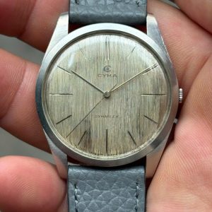 Vintage CYMA Cymaflex manual winding watch, Swiss made.